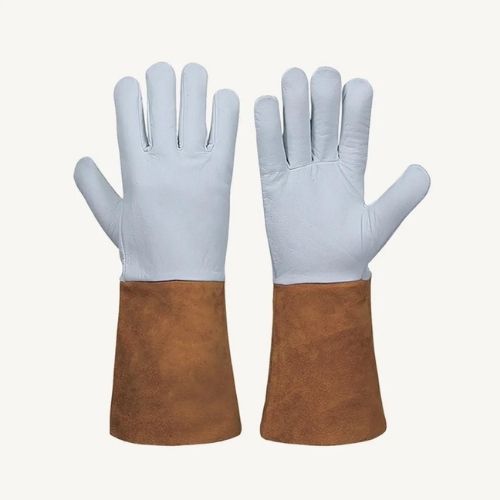 Tig Welding Gloves Grain Palm Split Cuff - Image 5