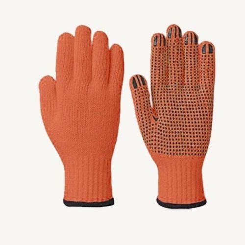 Seamless Knitted Gloves Single Side & Double Side Dotted - Image 3