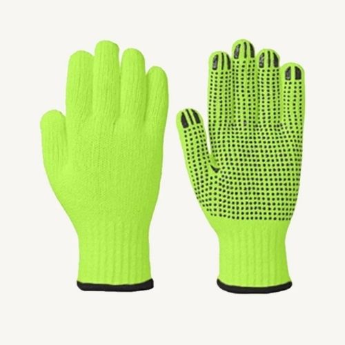 Seamless Knitted Gloves Single Side & Double Side Dotted - Image 4