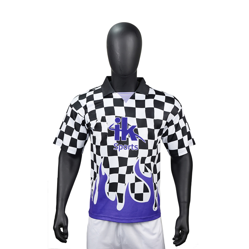 Polo Style Sublimated Custom Soccer Uniform